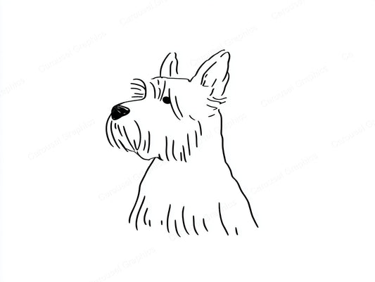 Yorkie Vector Graphic preview