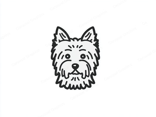 Yorkie Vector Graphic preview