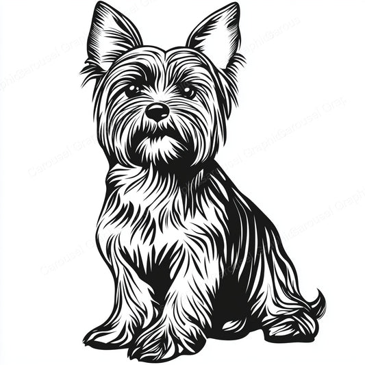 Yorkie Vector Graphic preview