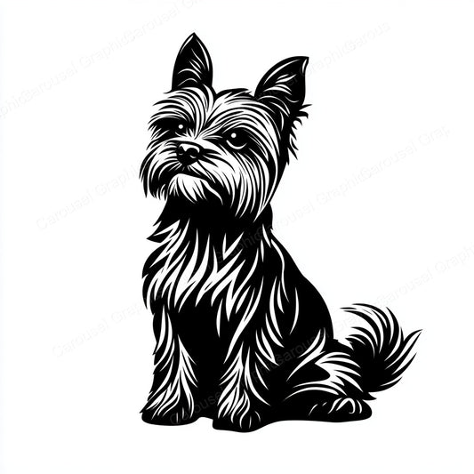 Yorkie Vector Graphic preview