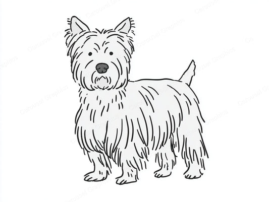 Yorkie Vector Graphic preview