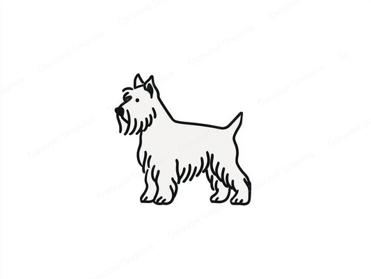 Yorkie Vector Graphic preview
