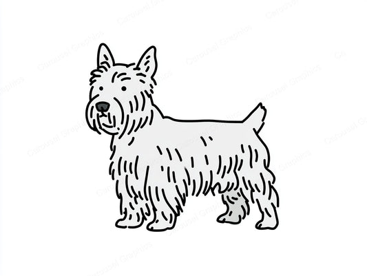 Yorkie Vector Graphic preview