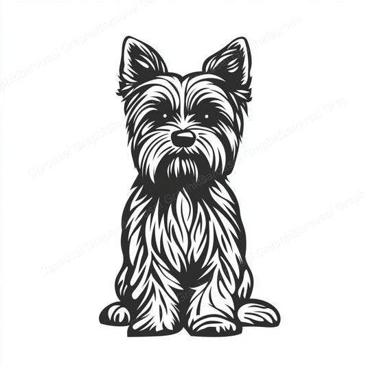 Yorkie Vector Graphic preview