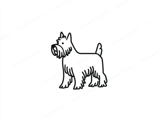 Yorkie Vector Graphic preview