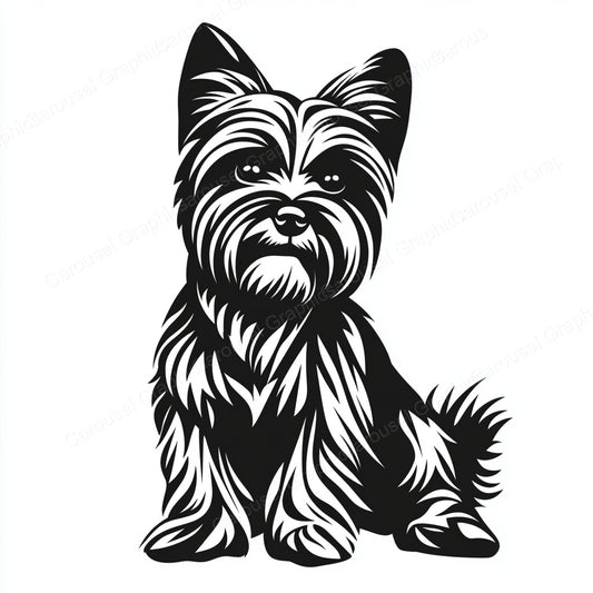 Yorkie Vector Graphic preview