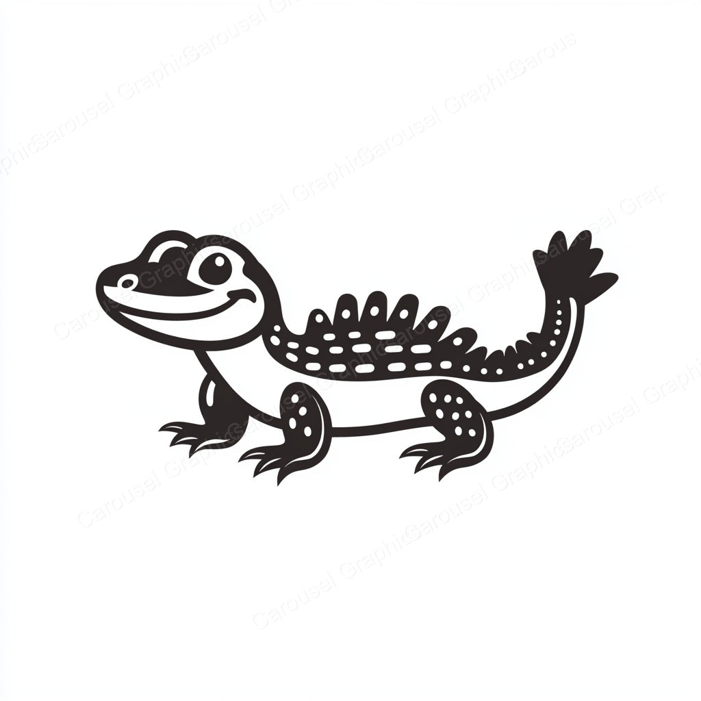 Alligator Vector Graphic preview