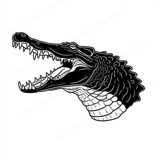 Alligator Vector Graphic preview