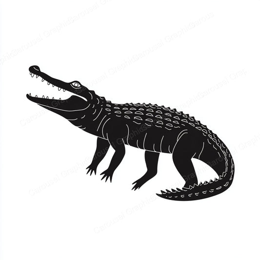 Alligator Vector Graphic preview