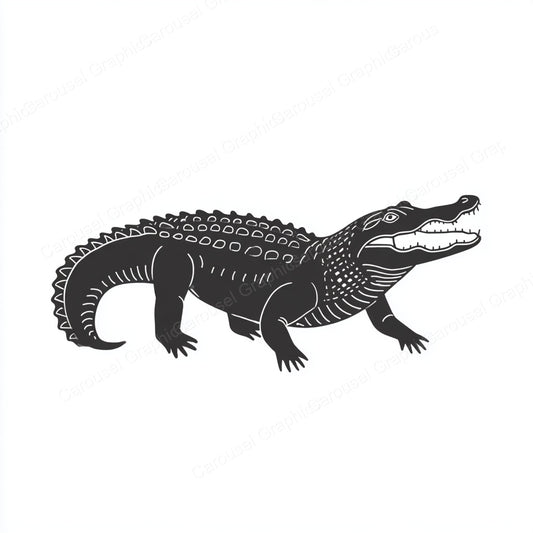 Alligator Vector Graphic preview