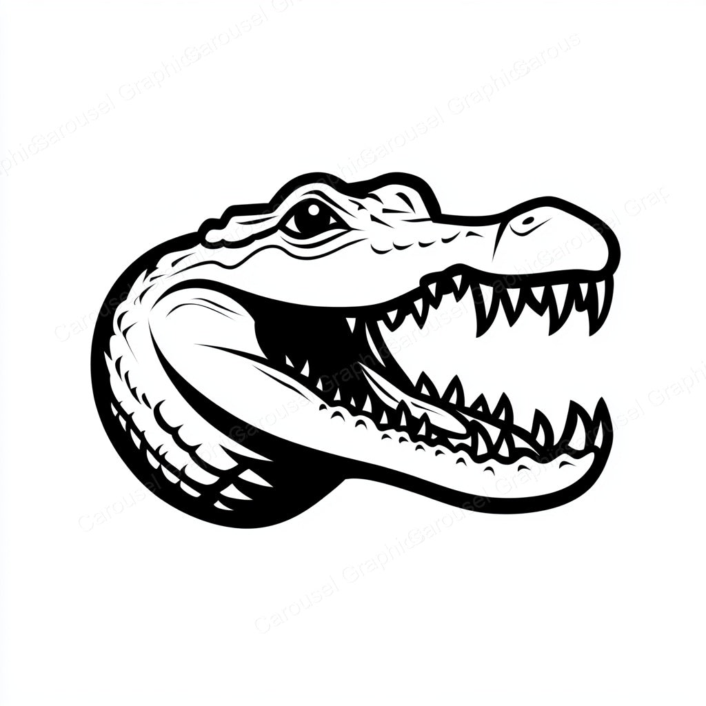 Alligator Vector Graphic preview