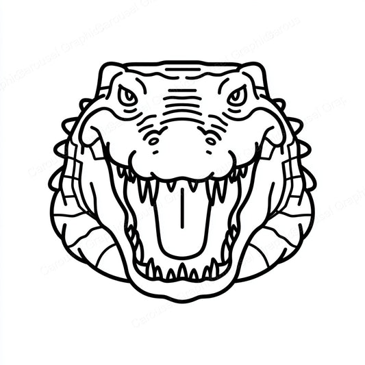 Alligator Vector Graphic preview