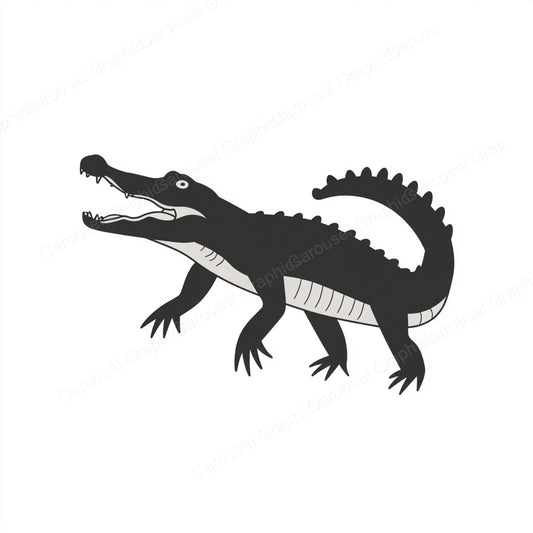 Alligator Vector Graphic preview