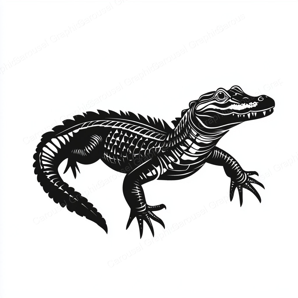 Alligator Vector Graphic preview