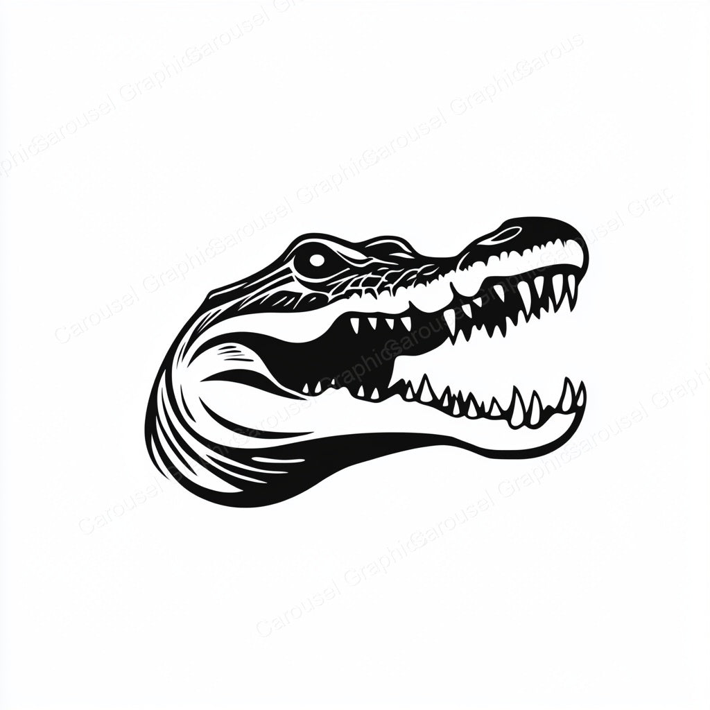 Alligator Vector Graphic preview