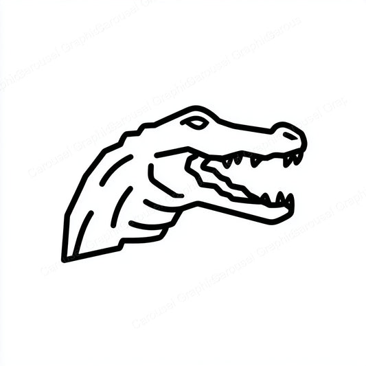 Alligator Vector Graphic preview
