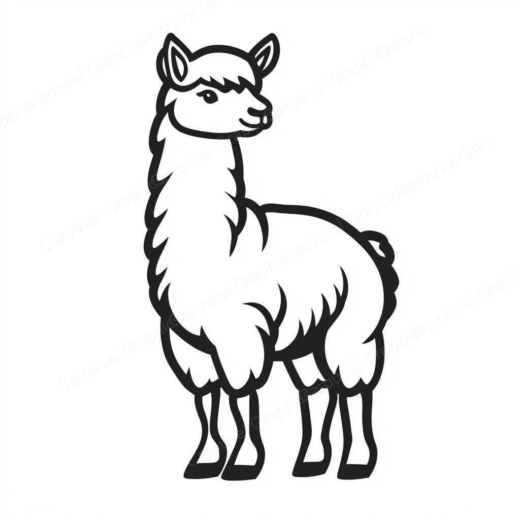 Alpaca Vector Graphic preview