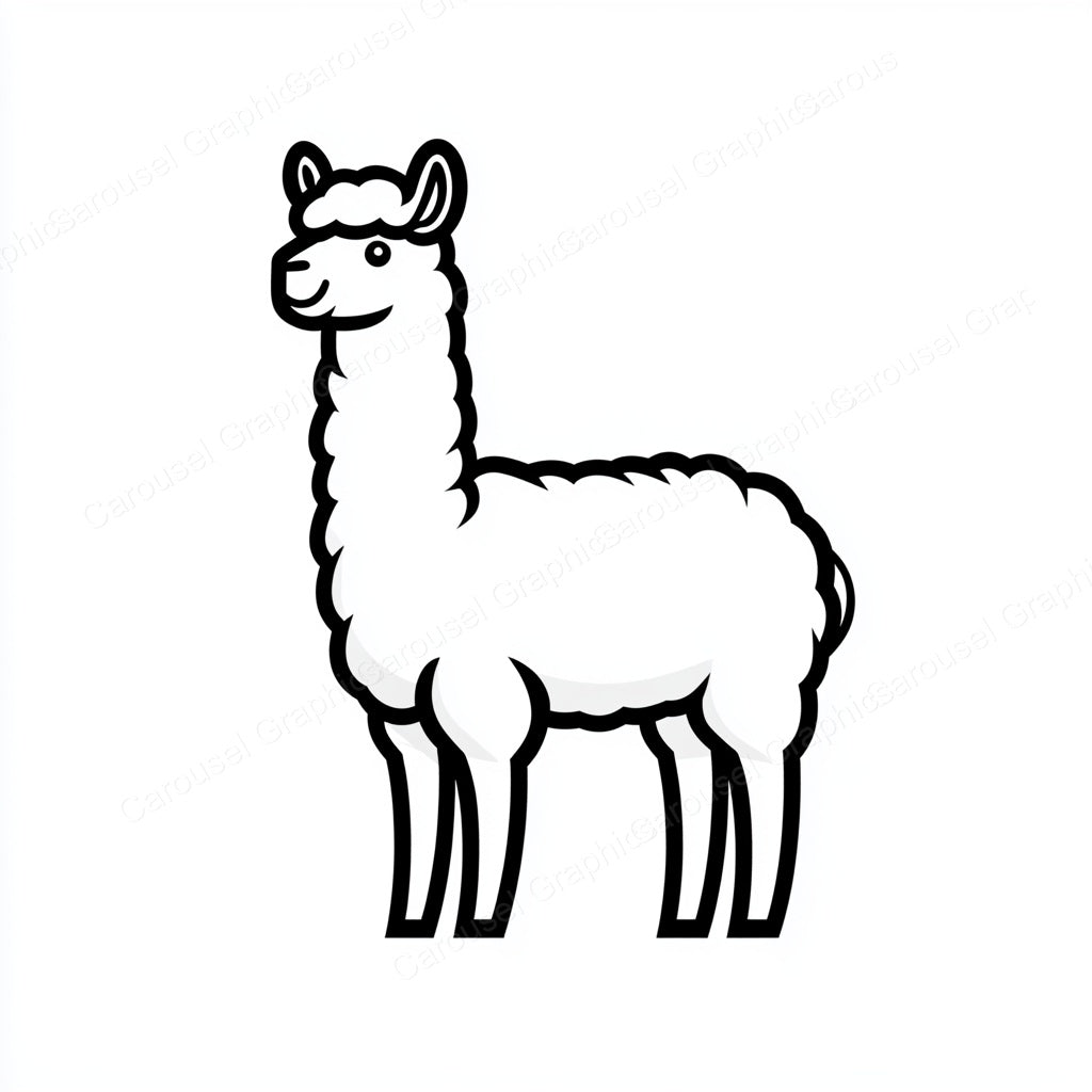 Alpaca Vector Graphic preview