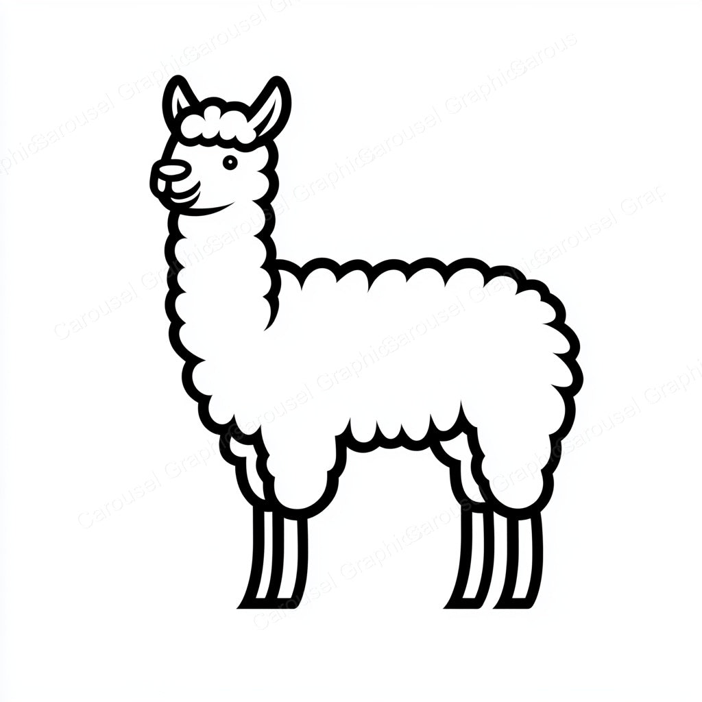 Alpaca Vector Graphic preview