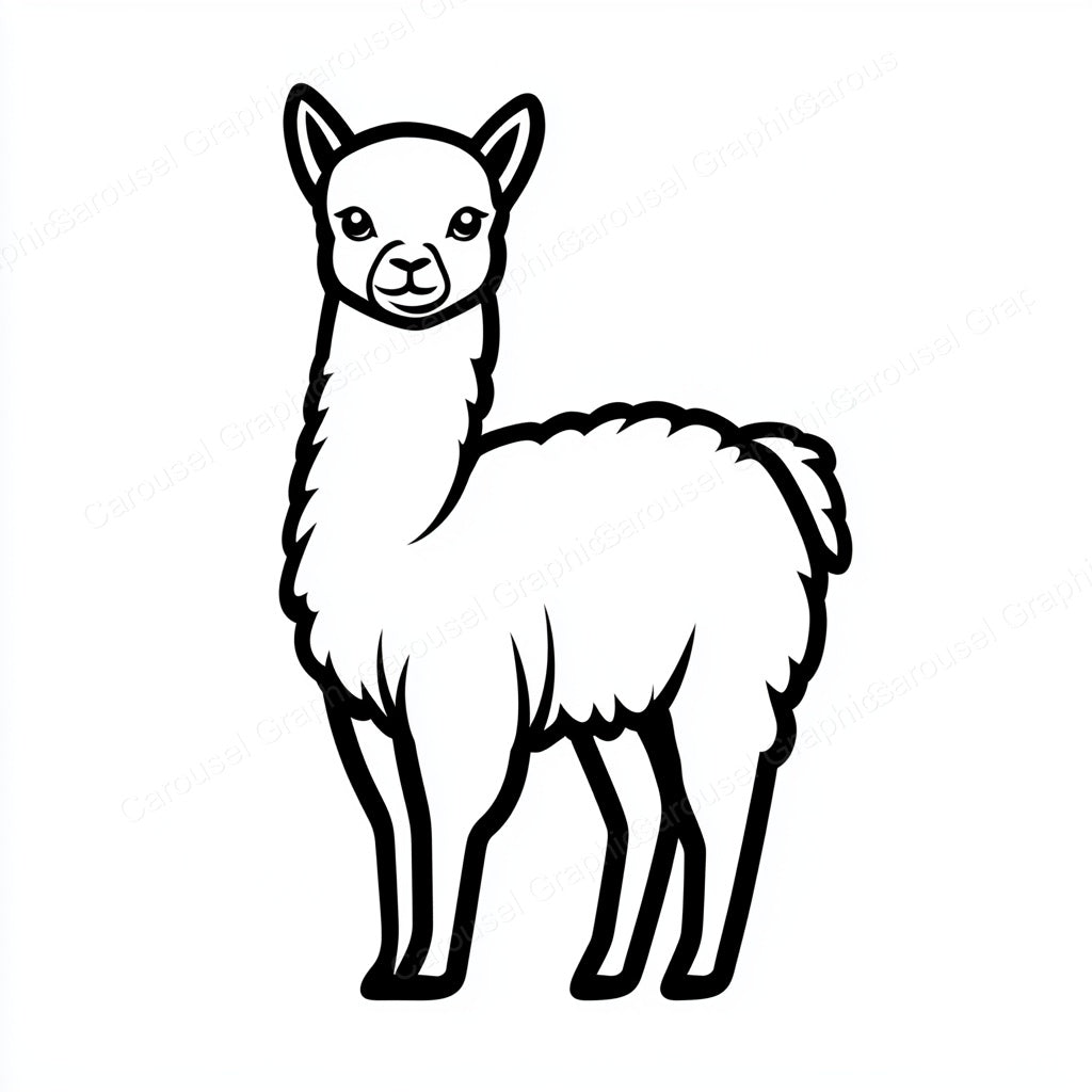 Alpaca Vector Graphic preview