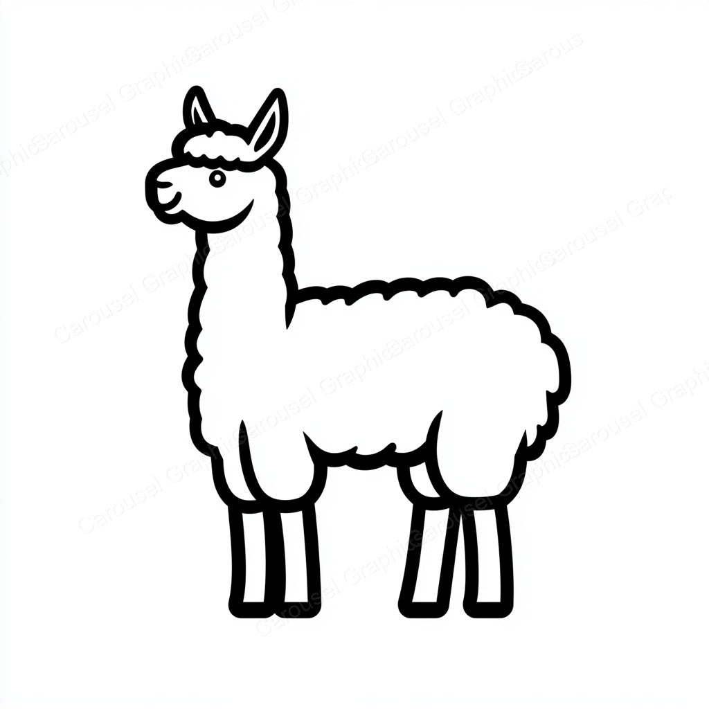 Alpaca Vector Graphic preview