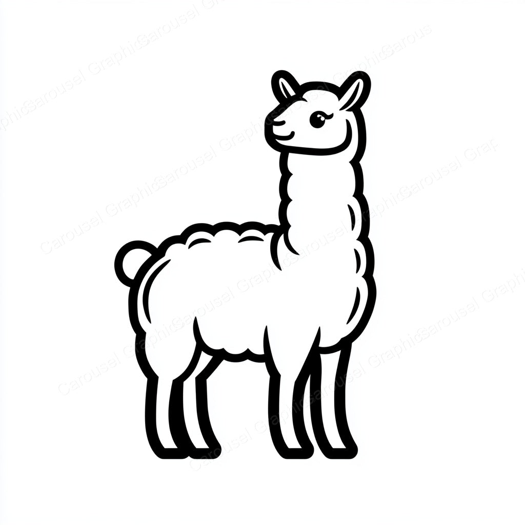 Alpaca Vector Graphic preview