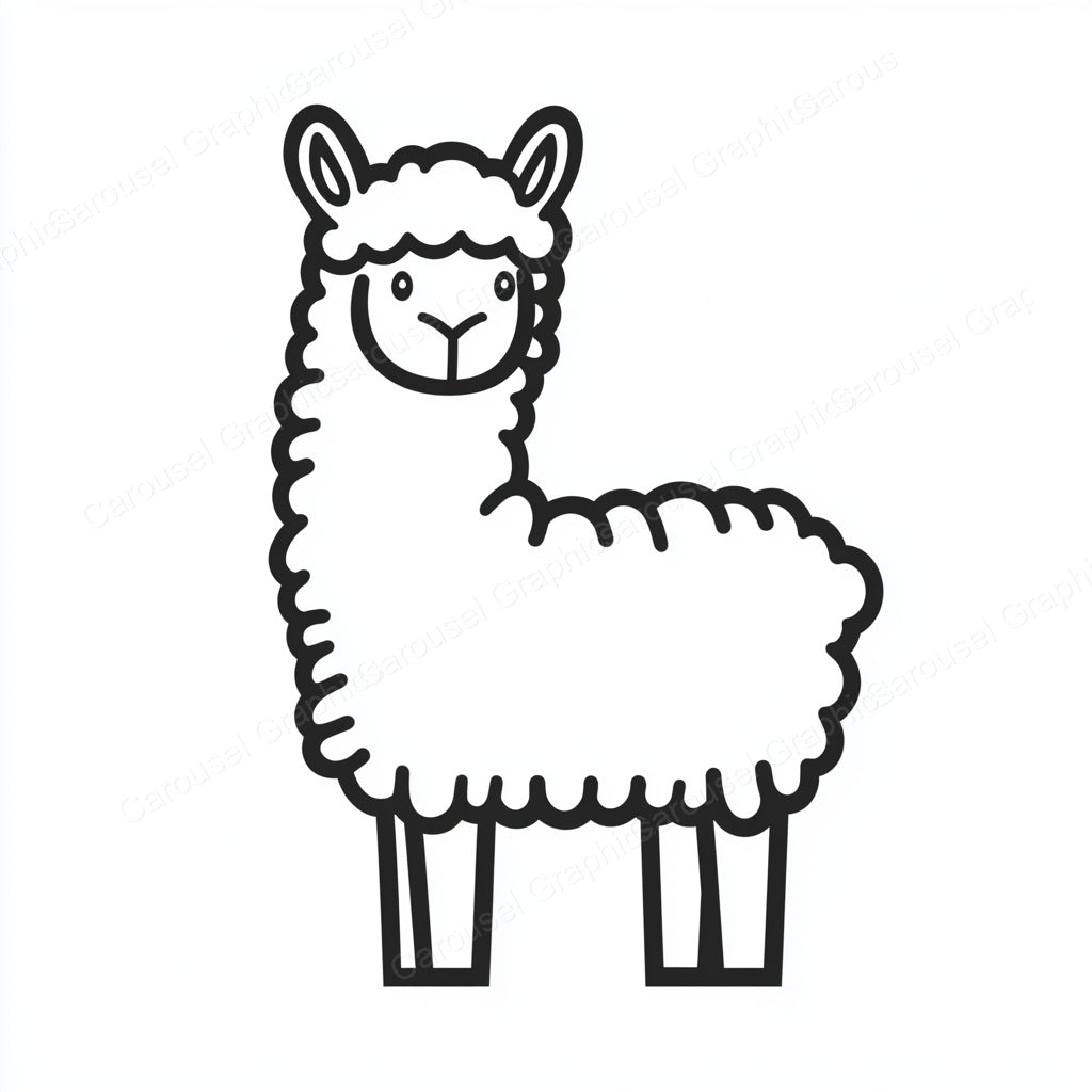 Alpaca Vector Graphic preview