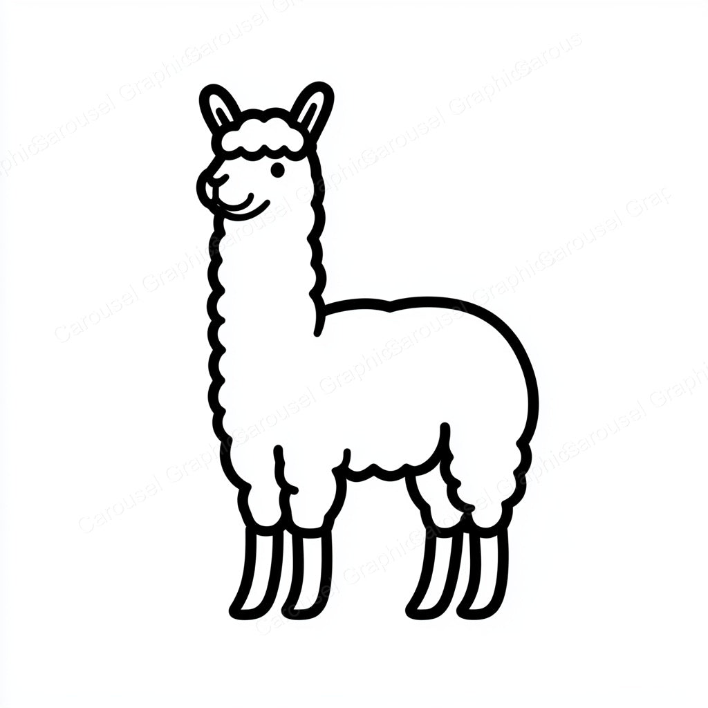 Alpaca Vector Graphic preview