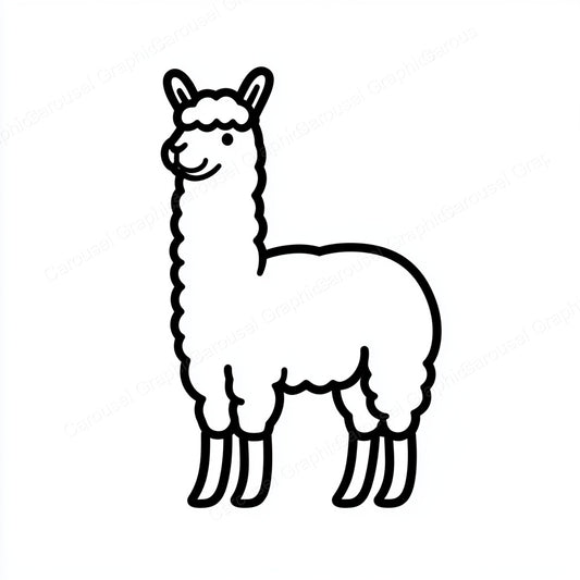 Alpaca Vector Graphic preview