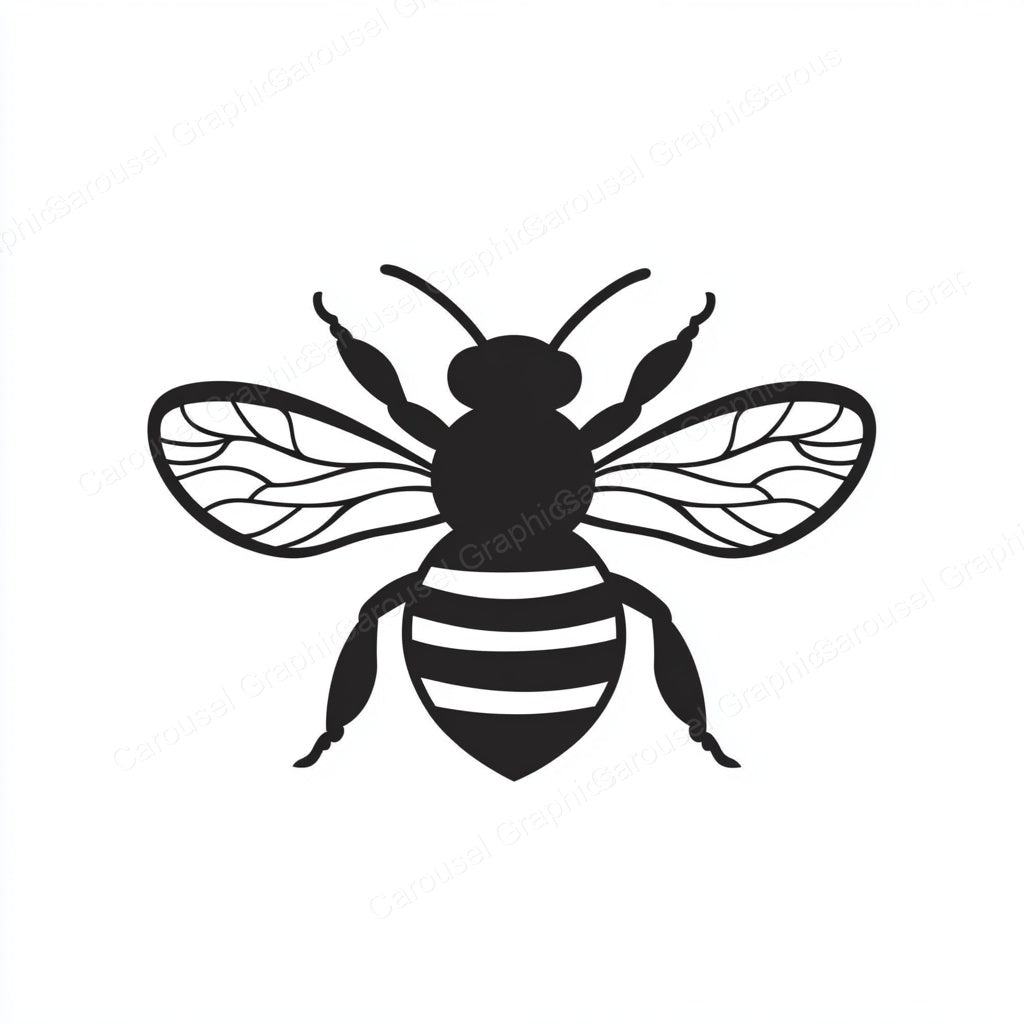 Bee Vector Graphic preview