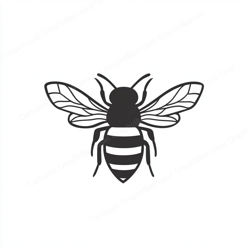 Bee Vector Graphic preview