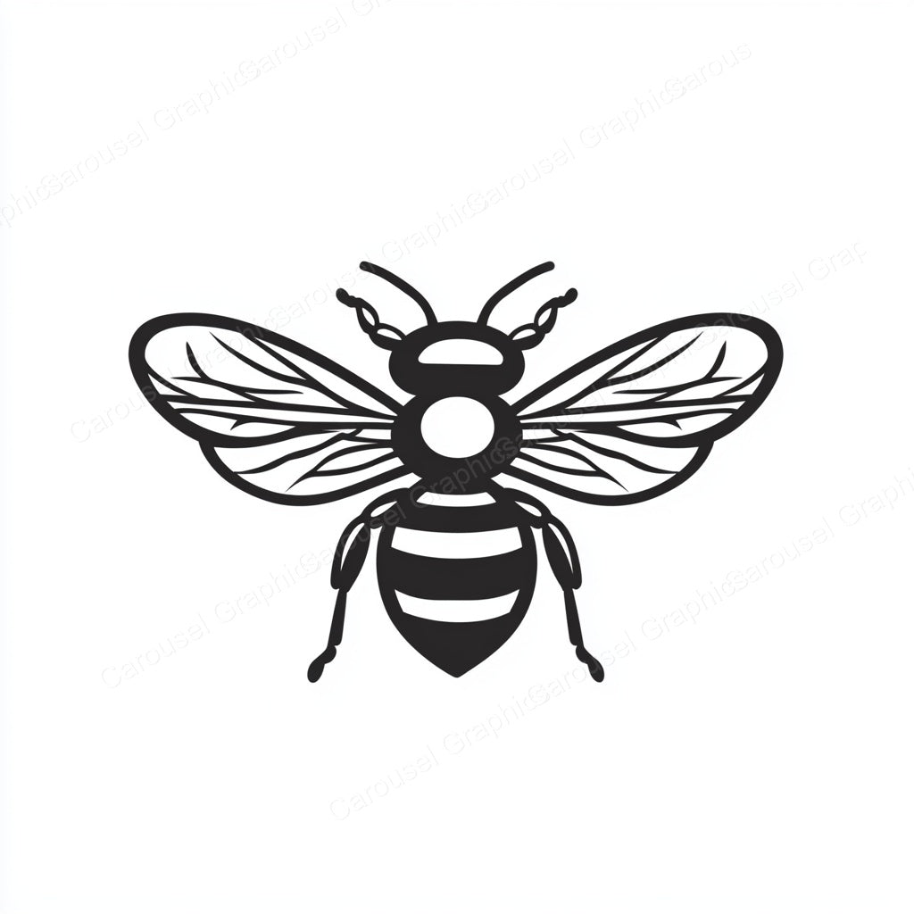 Bee Vector Graphic preview