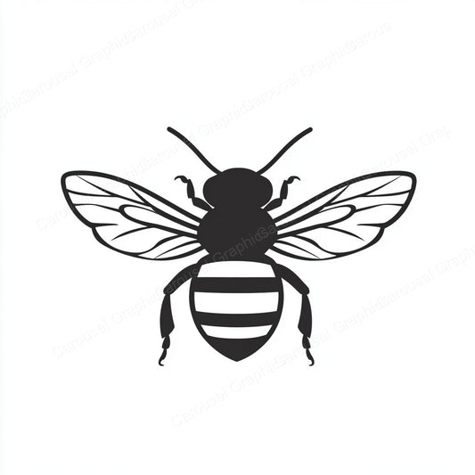 Bee Vector Graphic preview
