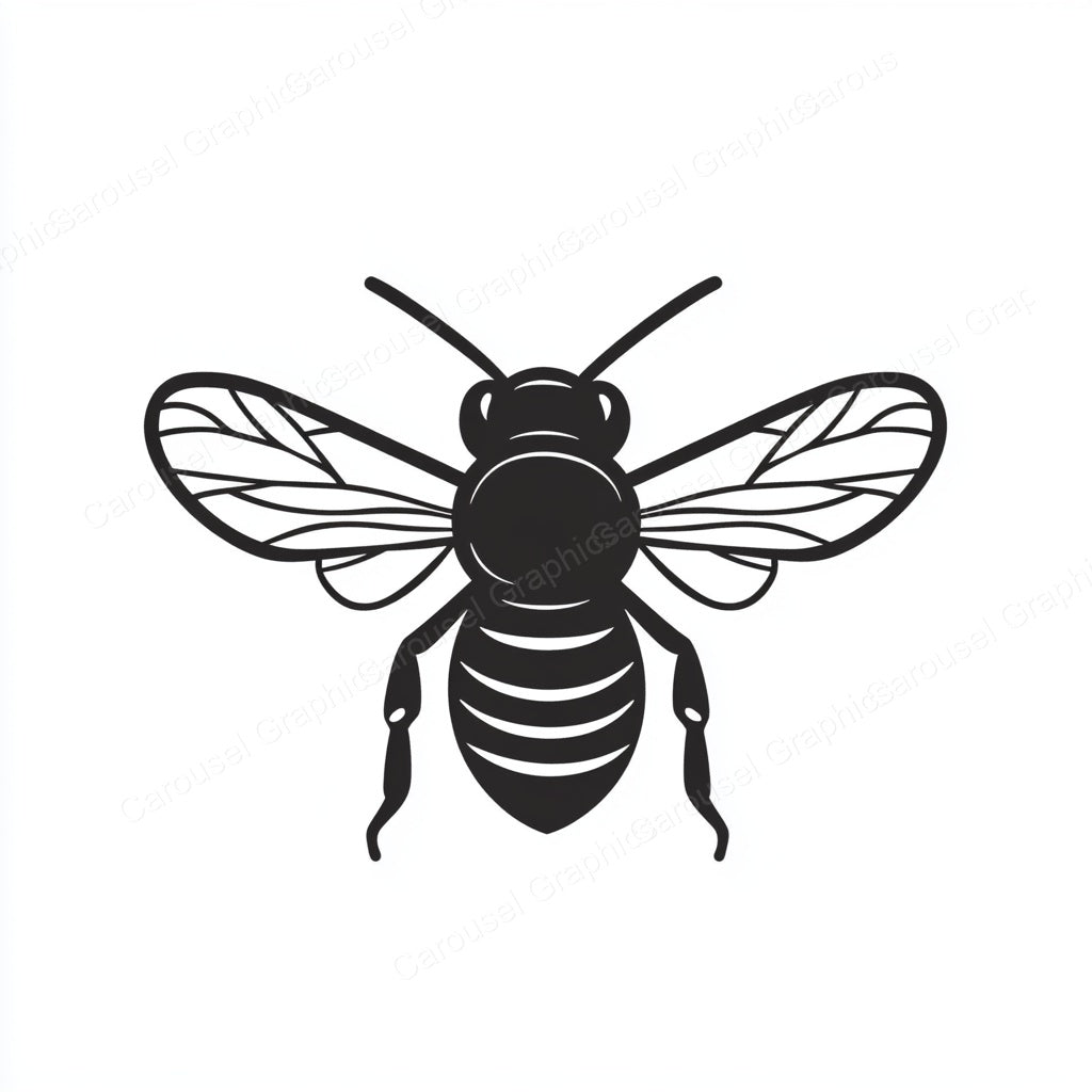 Bee Vector Graphic preview