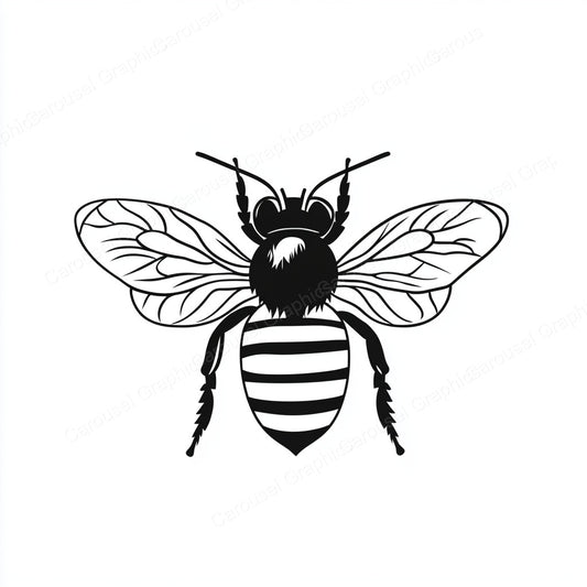 Bee Vector Graphic preview