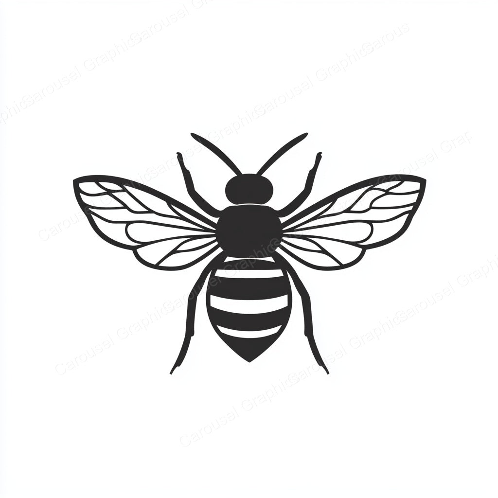 Bee Vector Graphic preview