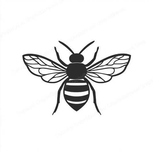Bee Vector Graphic preview