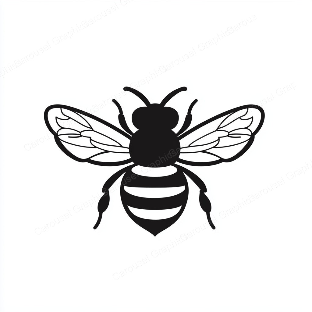 Bee Vector Graphic preview
