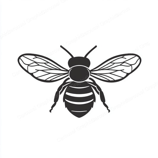 Bee Vector Graphic preview