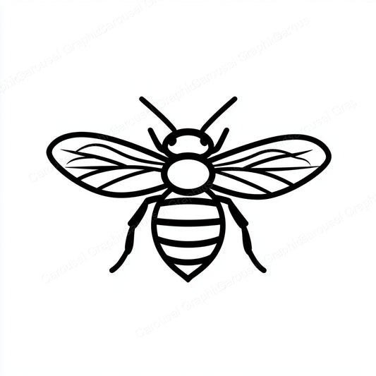 Bee Vector Graphic preview