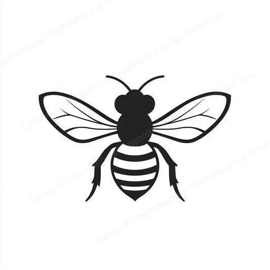 Bee Vector Graphic preview