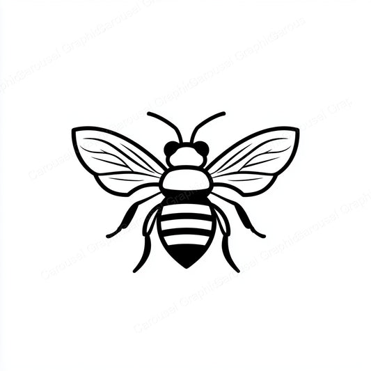 Bee Vector Graphic preview
