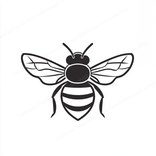 Bee Vector Graphic preview