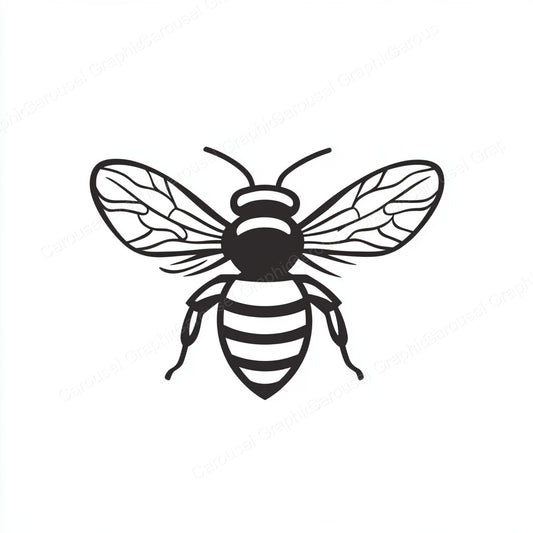 Bee Vector Graphic preview