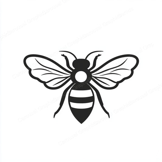 Bee Vector Graphic preview