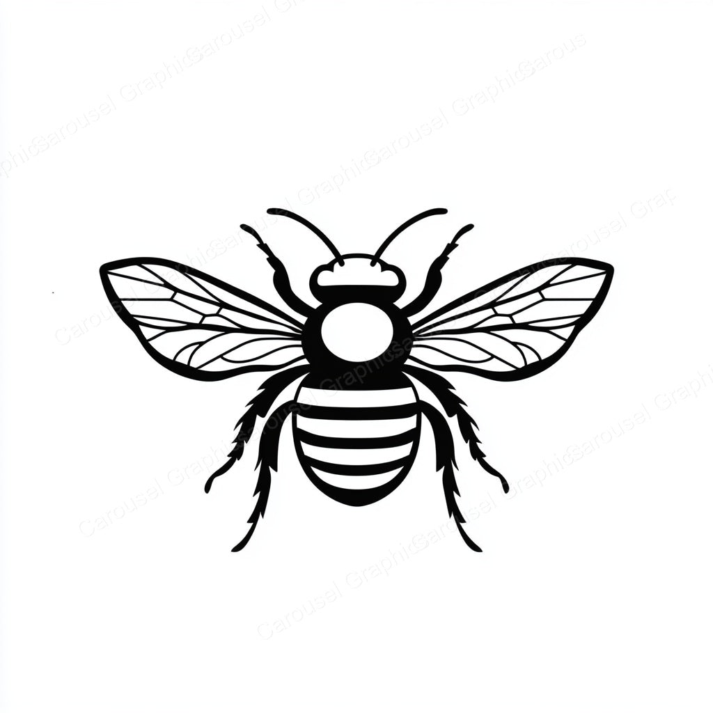 Bee Vector Graphic preview