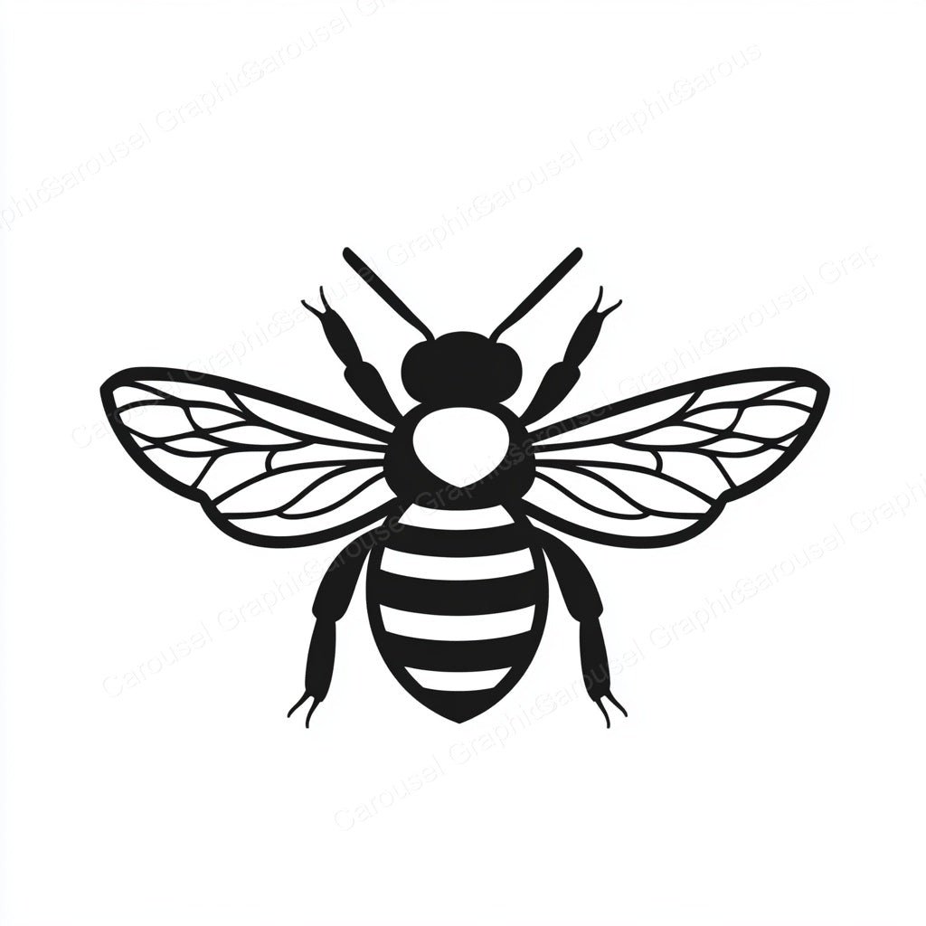 Bee Vector Graphic preview