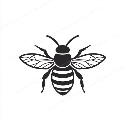 Bee Vector Graphic preview
