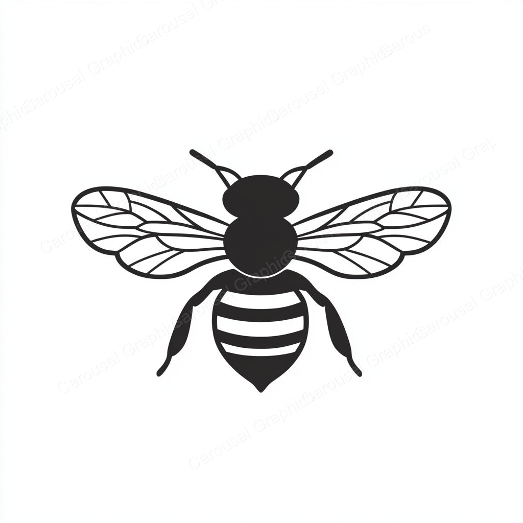 Bee Vector Graphic preview