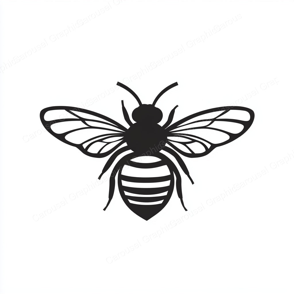 Bee Vector Graphic preview